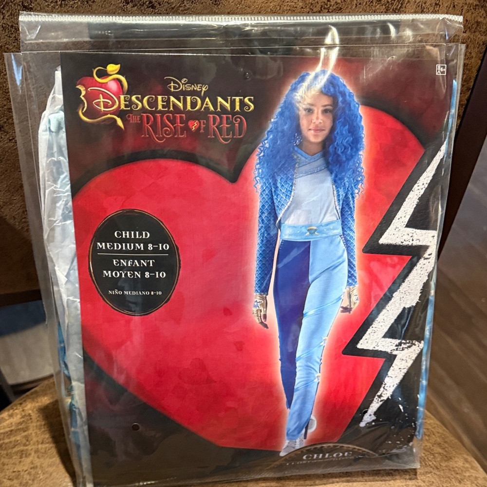 Disney Descendants Blue and White Costume for Kids